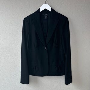 Laundry‎ by Shelli Segal Women's One Button Blazer Size 12 Black